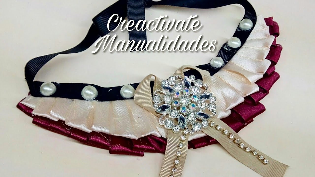 Collar victoriano/ BOW BROOCH /tie/ necklace bow tie
