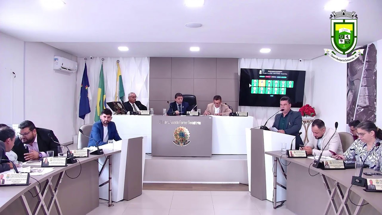 Reunião Ordinária da Câmara Municipal de Cachoeirinha - PE, 19 de setembro 2025