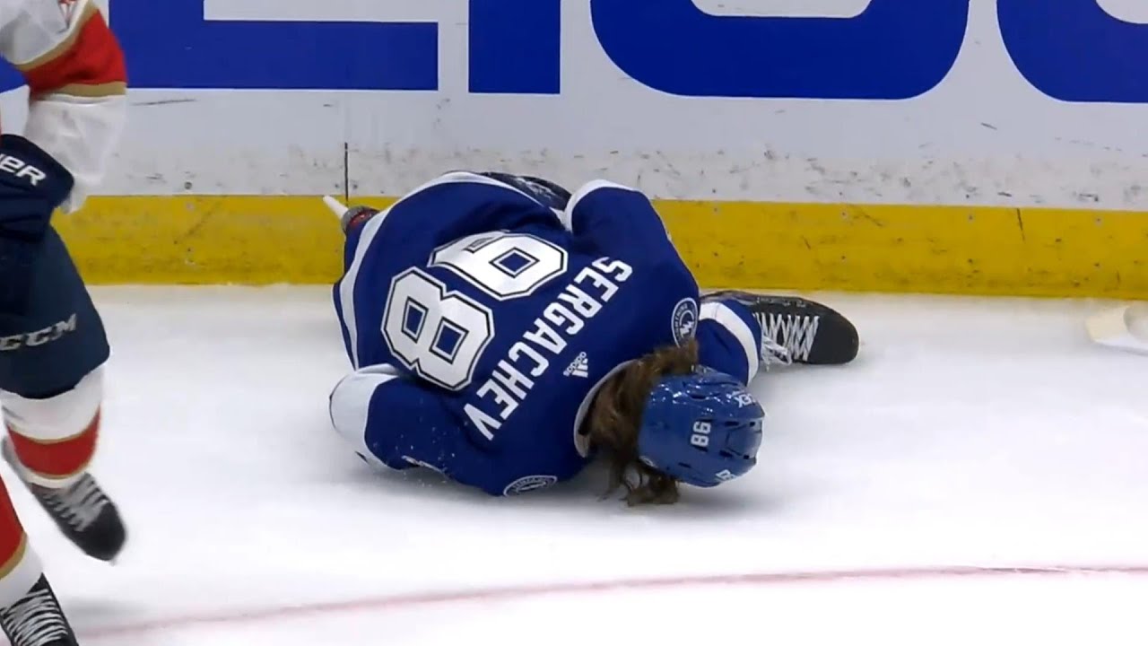 Patric Hornqvist's Hit Sends Mikhail Sergachev To The Locker Room