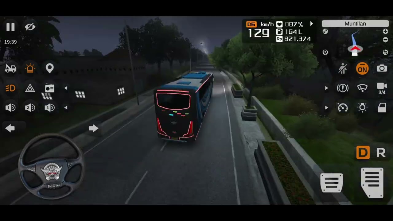 BUSSID High Speed Ride from Semarang to Yogyakarta | Pro Driver Full Throttle!