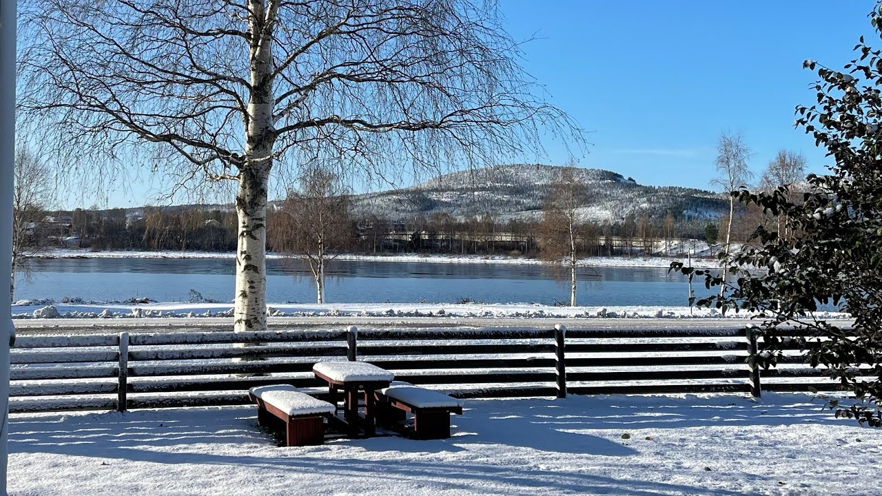 Överkalix i ♥️ av Norrbotten. Första snön har kommit.