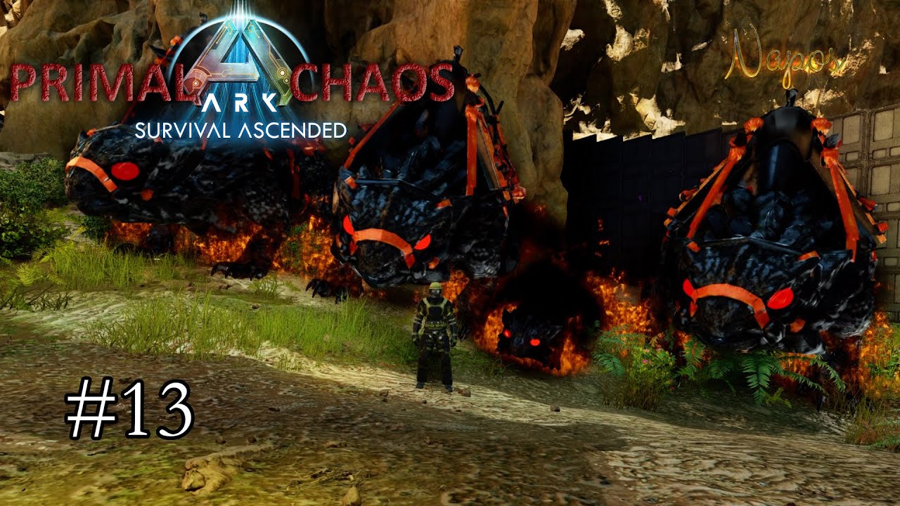 3 Demonic Thorny Dragon tames & Demonic breeding! | Ark Survival Ascended Primal Chaos The Center-13