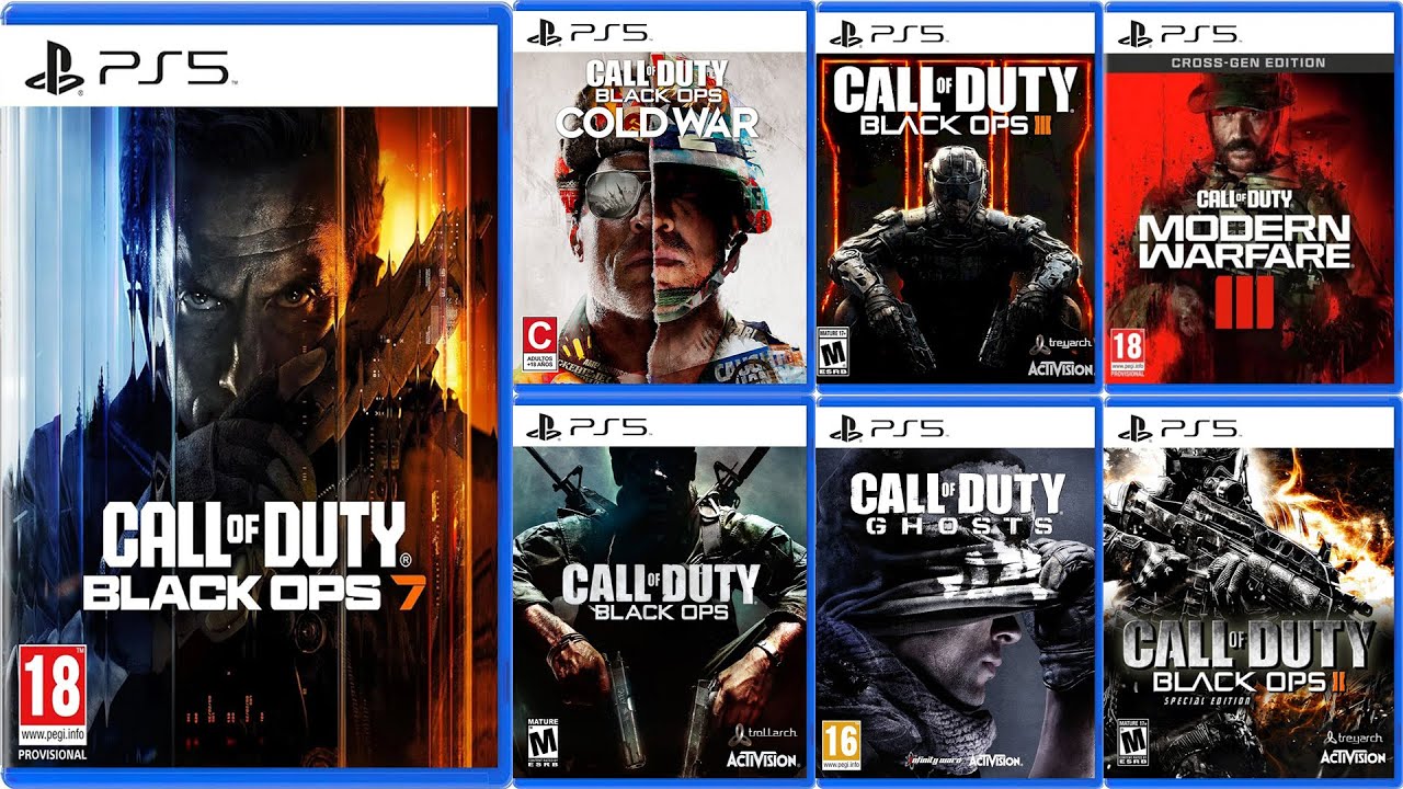 All 15 Call of Duty  Games For PS5 |  Playstation 5