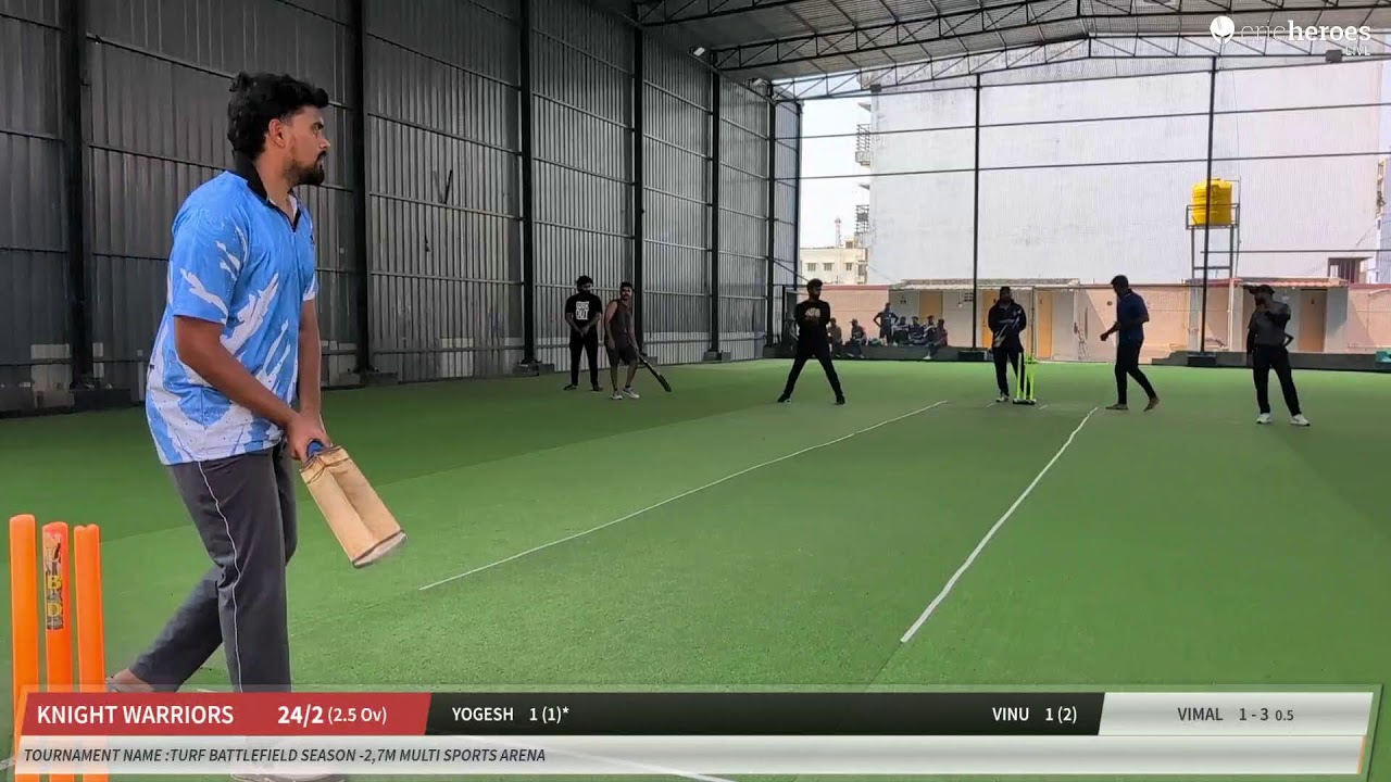 Knight Warriors vs IN Finity Warrior live cricket match | TURF BATTLEFIELD SEASON -2 live - 7M Mult