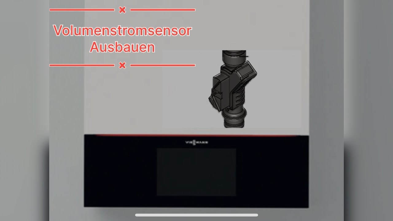 Viessmann Vitocal 250-A Volumenstromsensor Ausbauen