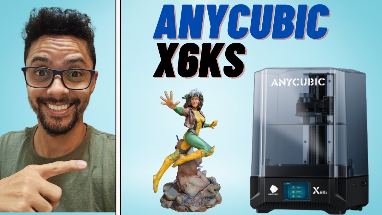 Impressora de Resina 3d Anycubic photon mono X6Ks | Unboxing | Review e Primeiras impressões