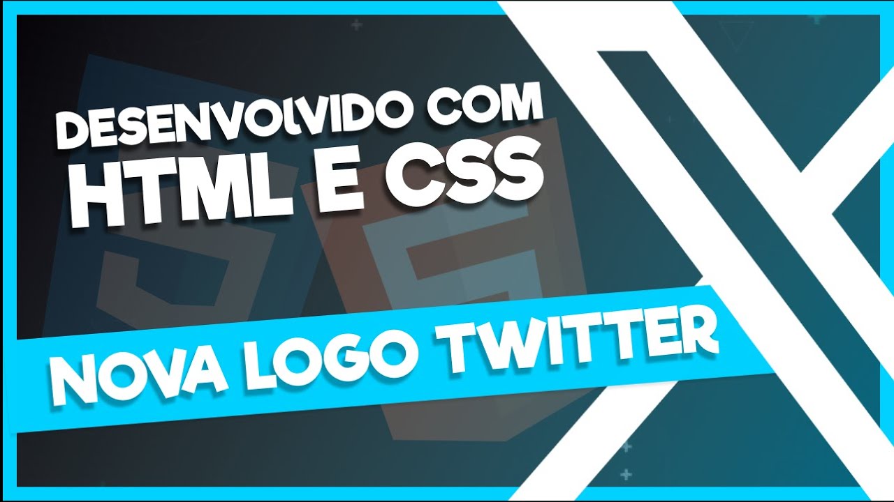 Como Desenvolver a Logo do Twitter Apenas com HTML e CSS - Projetos para Iniciante