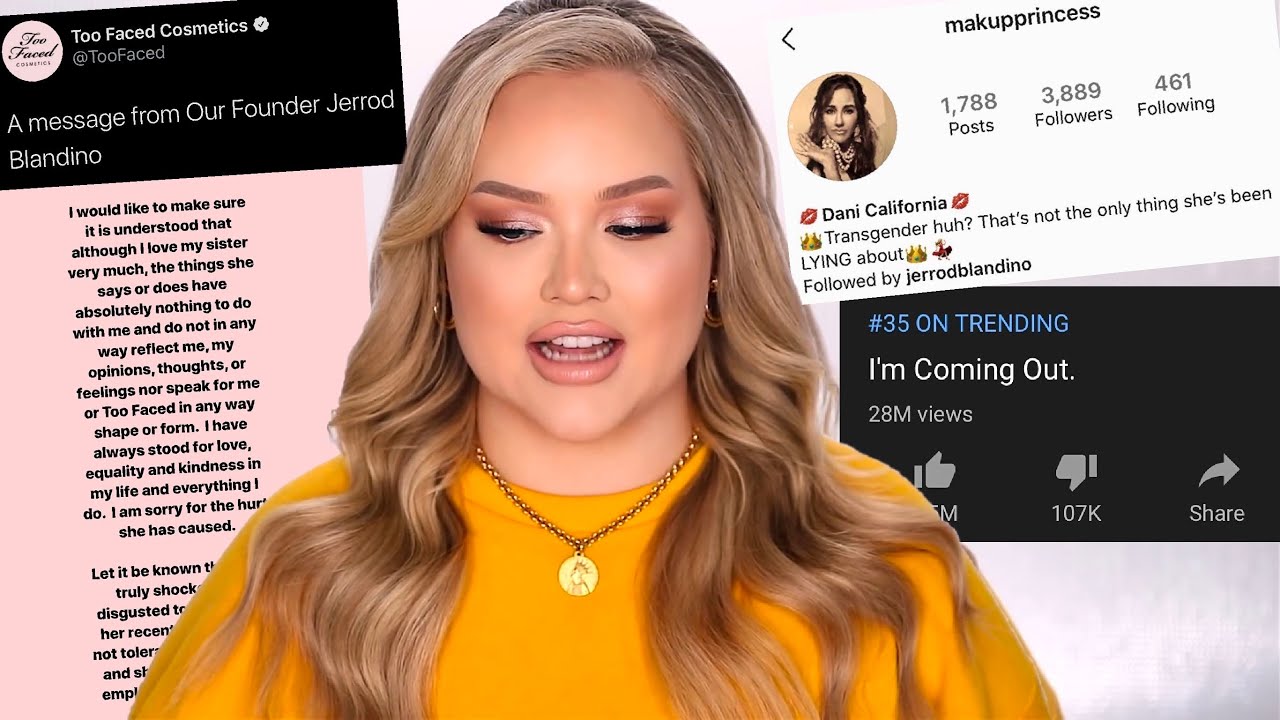 Nikkie Tutorials comes out due to BLACKMAIL & TooFaced employee FIRED over it...