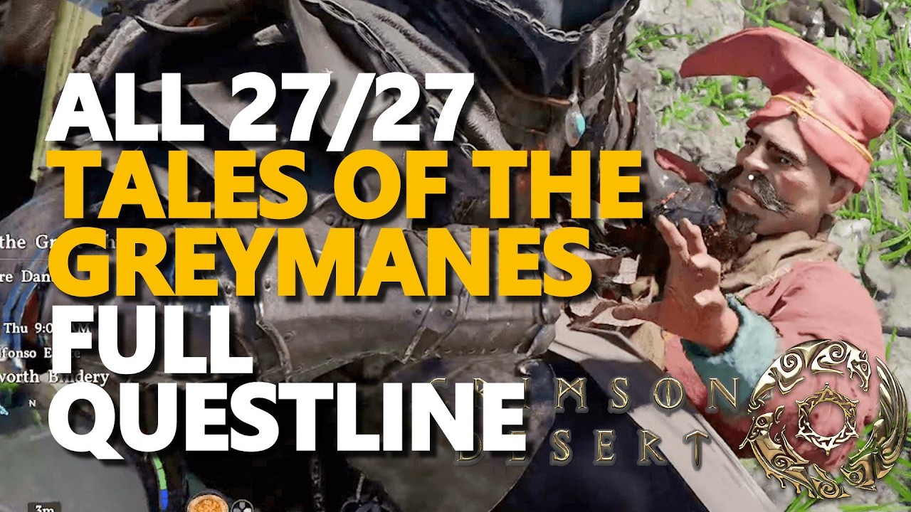 FULL 27/27 Tales of the Greymanes ALL REQUEST QUESTS Crimson Desert