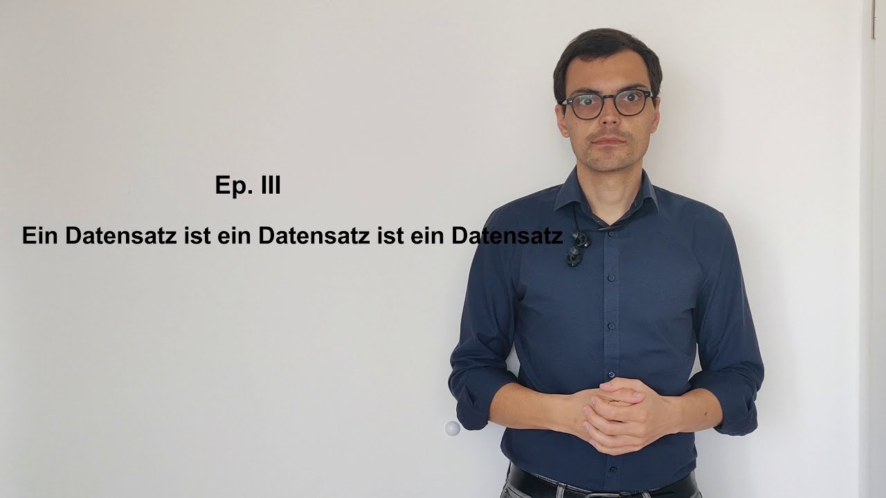 wegweisR, Ep. III: Ein Datensatz ist ein Datensatz ist ein Datensatz