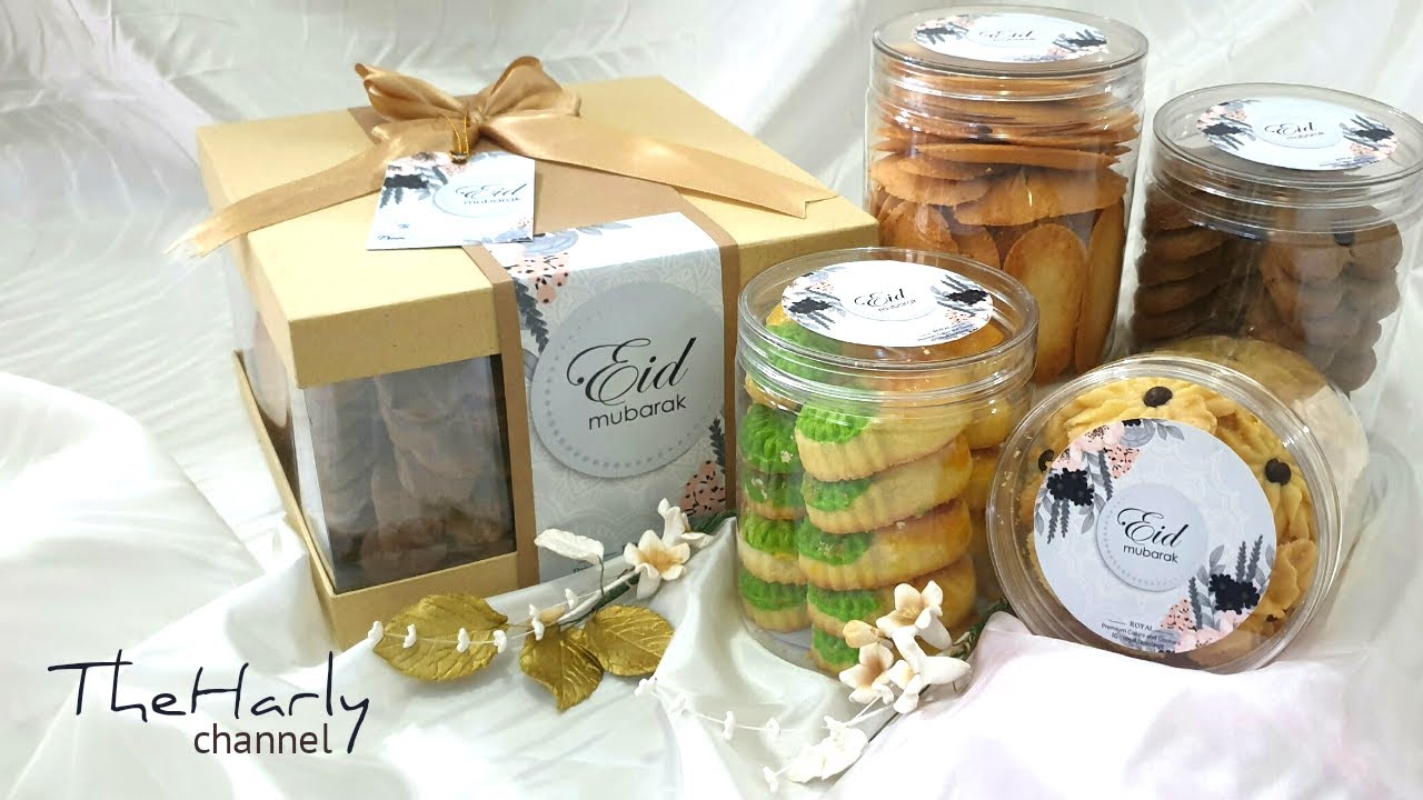 Diy GIFT BOX / HAMPERS Lebaran//HAMPERS KUE KERING edisi Idul Fitri-Lebaran-natal 2021