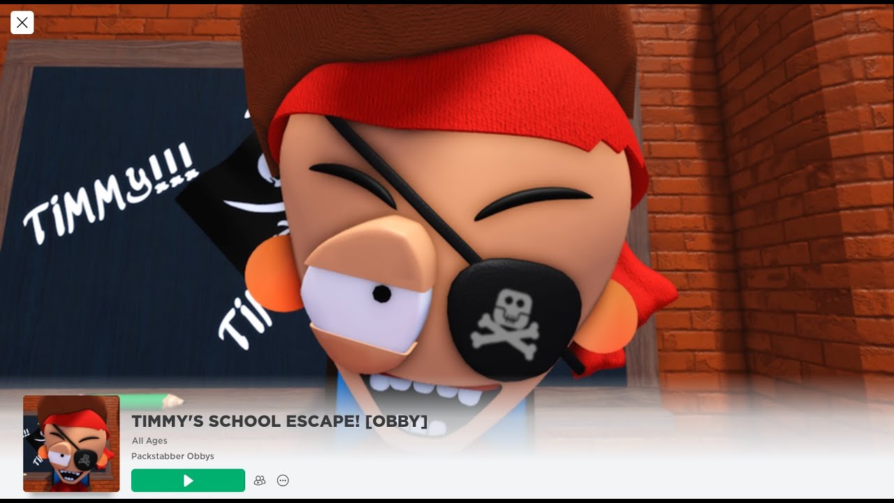 TIMMY’S SCHOOL ESCAPE! OBBY