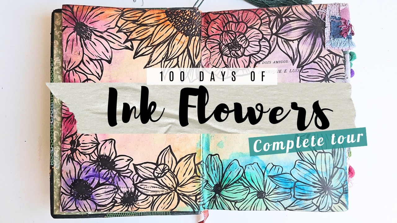 100 Days, 100 Flowers: Complete Flip-Through of My Ink Flowers Journal