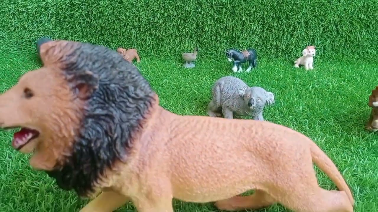 Safari animals toy playset || Toy safari squad || Ep:2 "|| IA Mini Farm