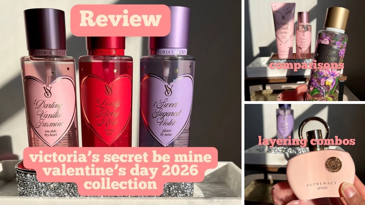 Обзор коллекции спреев для тела Victoria’s Secret Be Mine / Спреи для тела Victoria’s Secret ко Д...