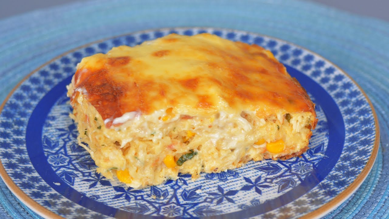 A MEHOR TORTA SEM GLÚTEM PARA VOCÊ FAZER | TAPIOCA E FRANGO!