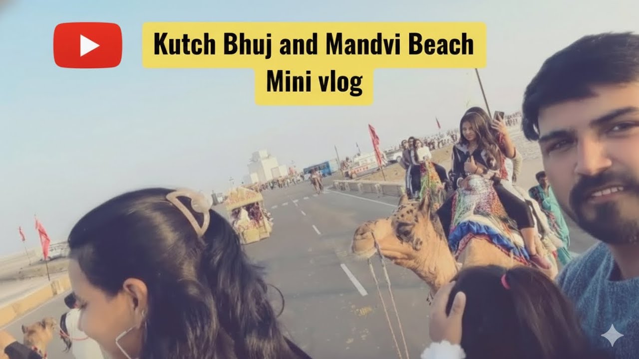 Rann Utsav Se Mandvi Beach Tak! | My Kutch-Bhuj Vlog 🐪✨ #minivlog #kutchbhuj #travel 