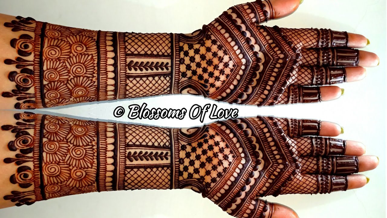 Wedding mehndi design 2020|Full hand mehendi design|easy mehndi design for wedding