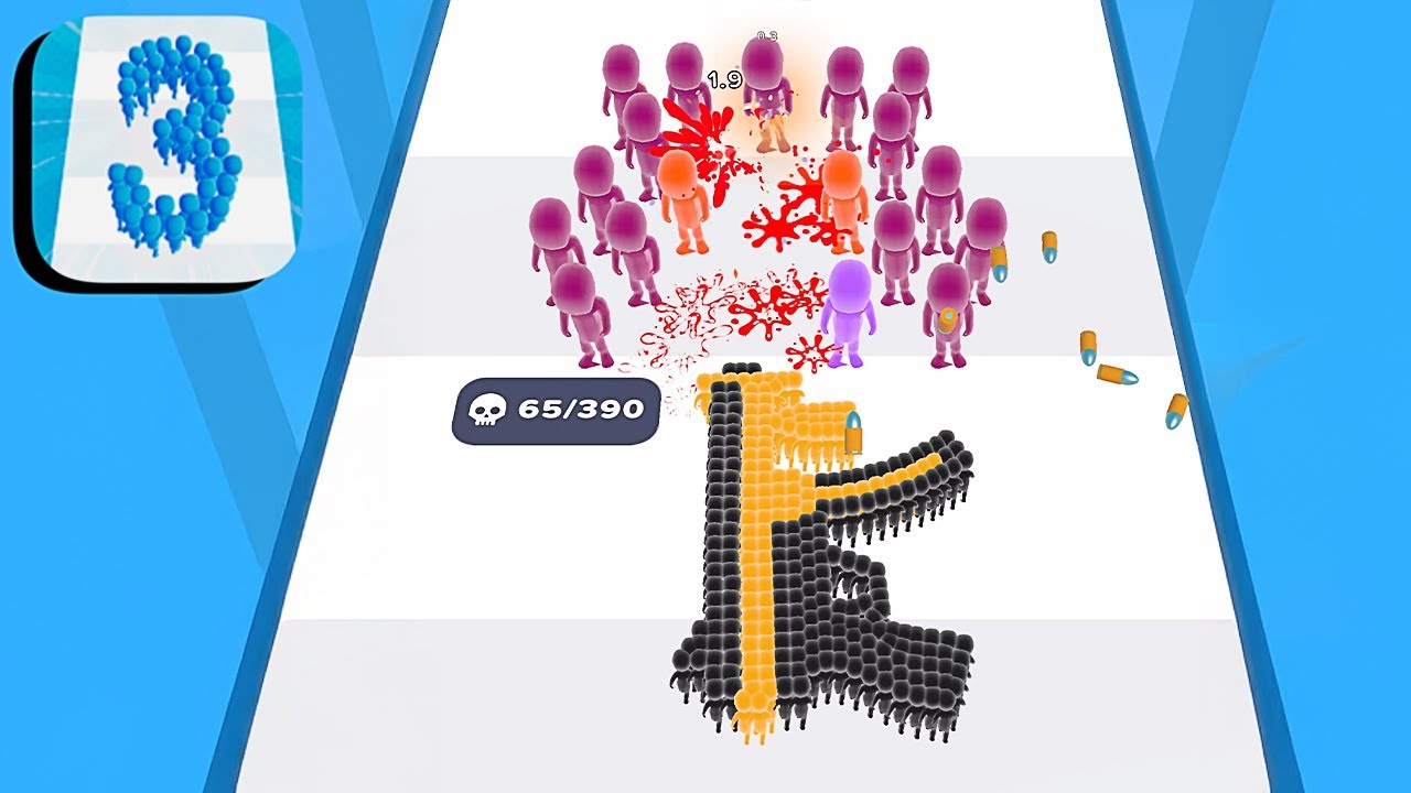 Crowd Number 3D ​- All Levels Gameplay Android,ios (Part 48)