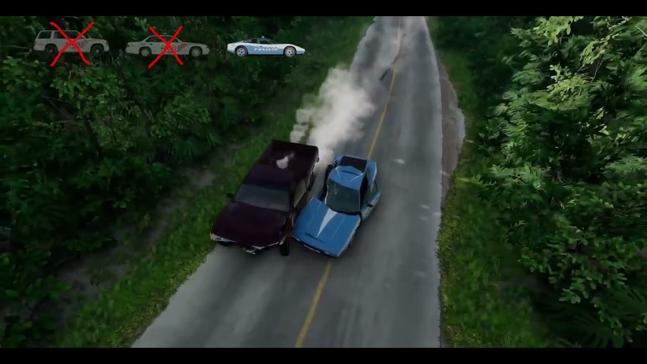 BeamNG Port chase