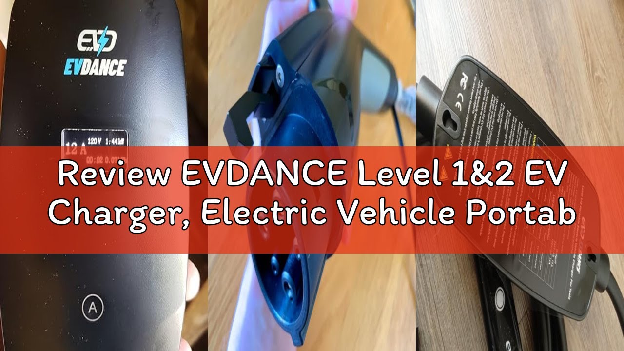 Review EVDANCE Level 1&2 EV Charger, Electric Vehicle Portable Charger with 25FT Cable, Home EV Char