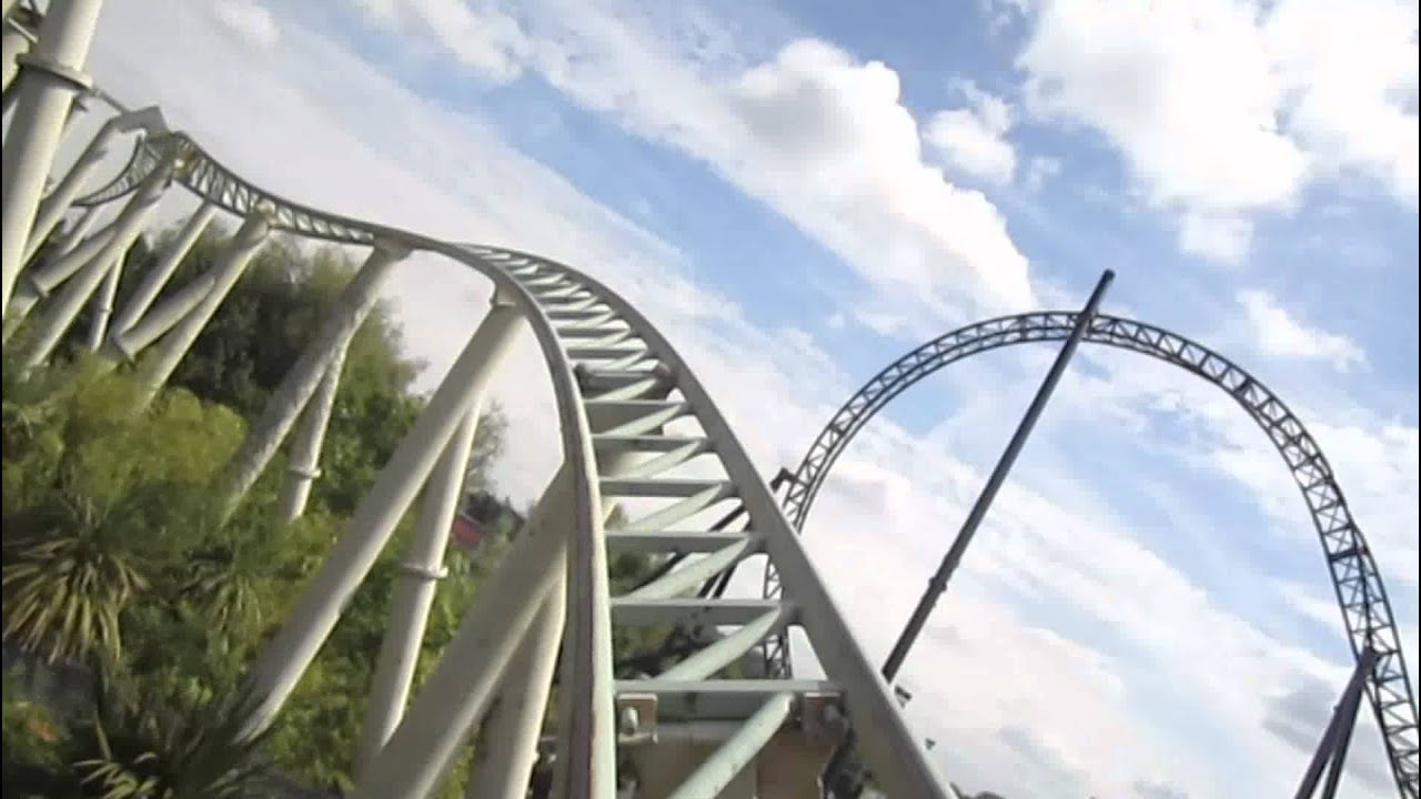 Colossus Front Row Seat on-ride HD POV Thorpe Park