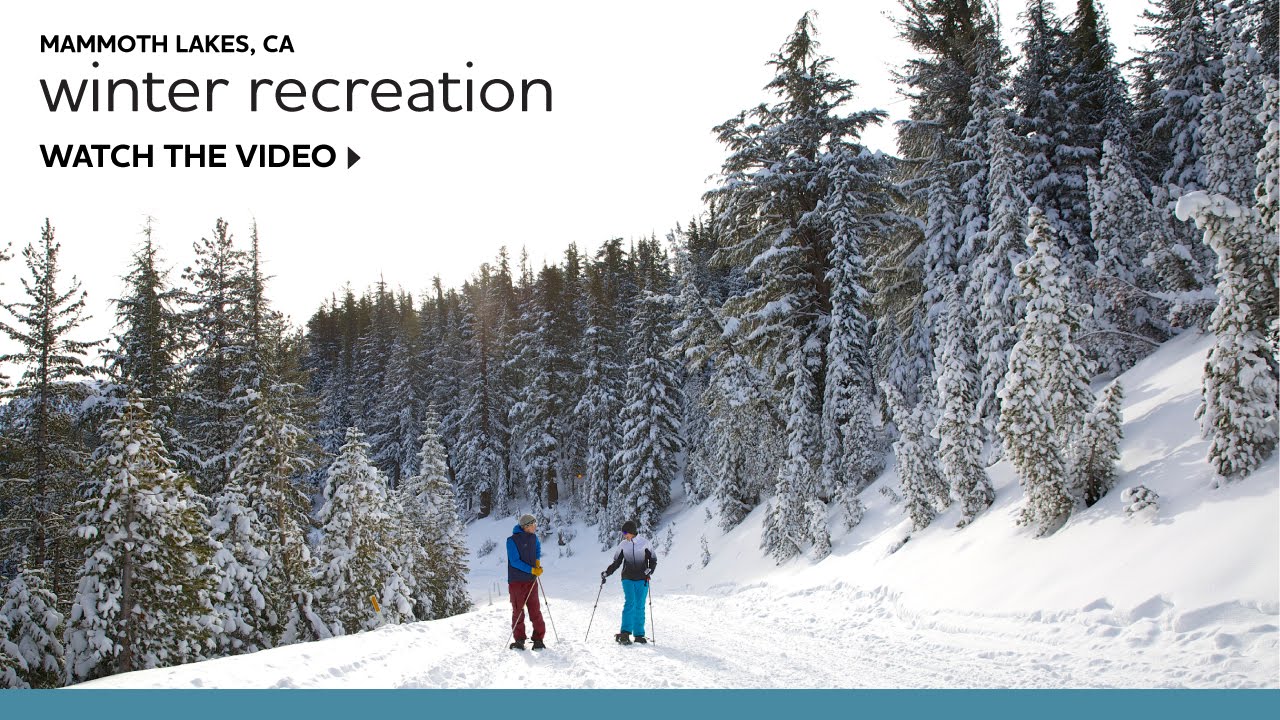 Recreating in the Winter in Mammoth Lakes