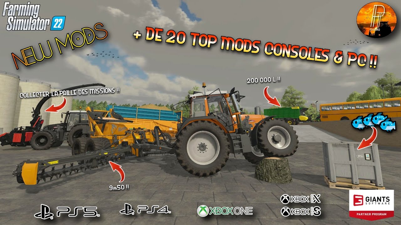 [NEW MODS FS22] + DE 20 TOP MODS POUR PC & CONSOLE!!  [FARMING  SIMULATOR 22]