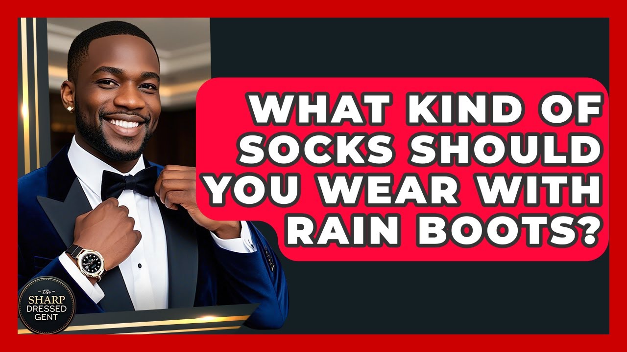 What Kind Of Socks Should You Wear With Rain Boots? - The Sharp Dressed Gent