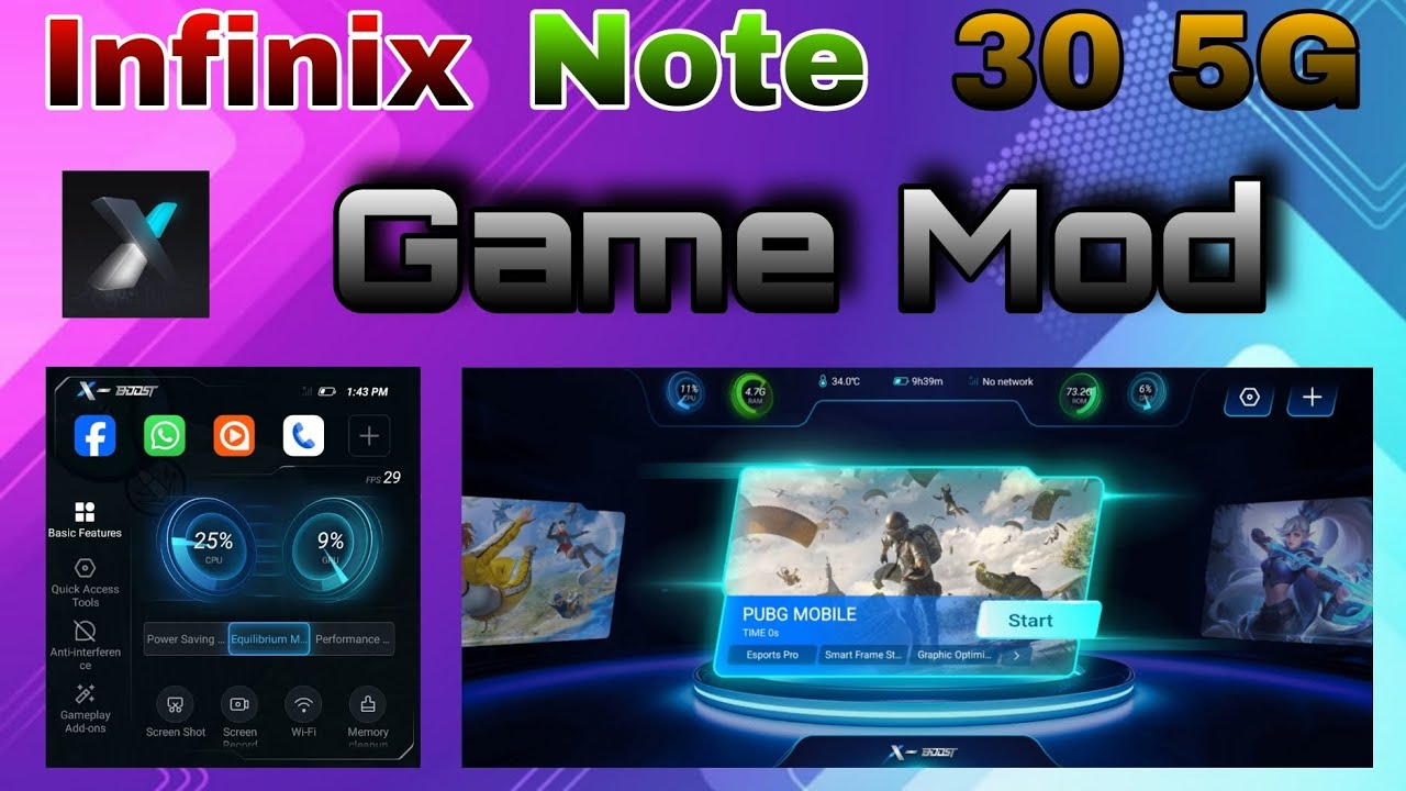 Game Mod Your Android Phone Infinix Note 30 5G And Ather Mobile