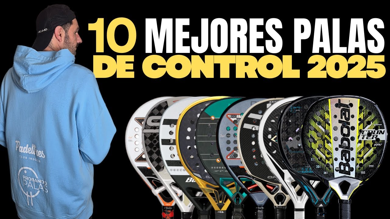 TOP 10 MEJORES PALAS CONTROL 2025. Las mejores palas para defender!