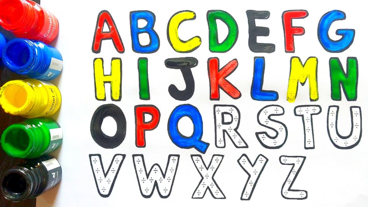 A to Z Alphabet, Kids Rhymes, ABC Writing Practice, Tracing Dotted Lines for Toddlers,ABC Song, ABCD