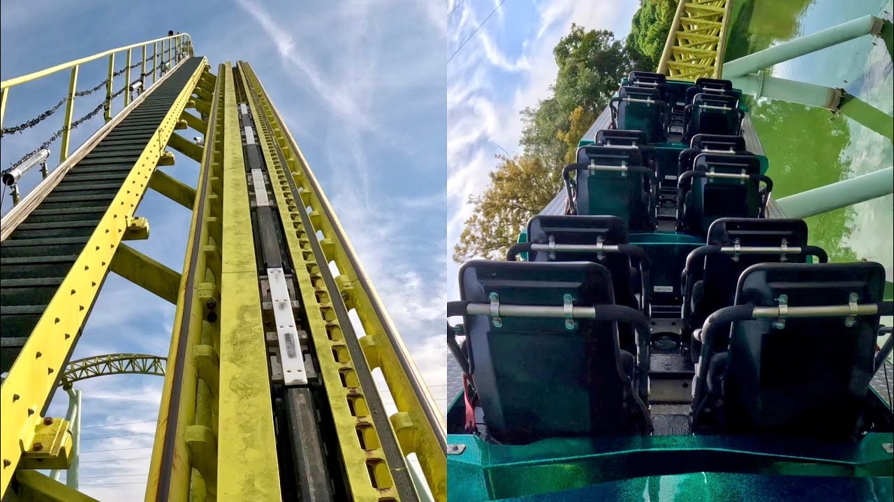 新滑空水上コースター カワセミ 先頭＆最後尾 on-ride POV (乗車映像) / 東武動物公園