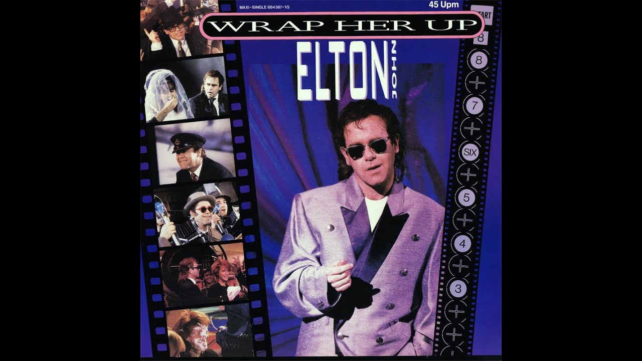 Elton John & George Michael - Wrap Her Up (1985) With Lyrics!