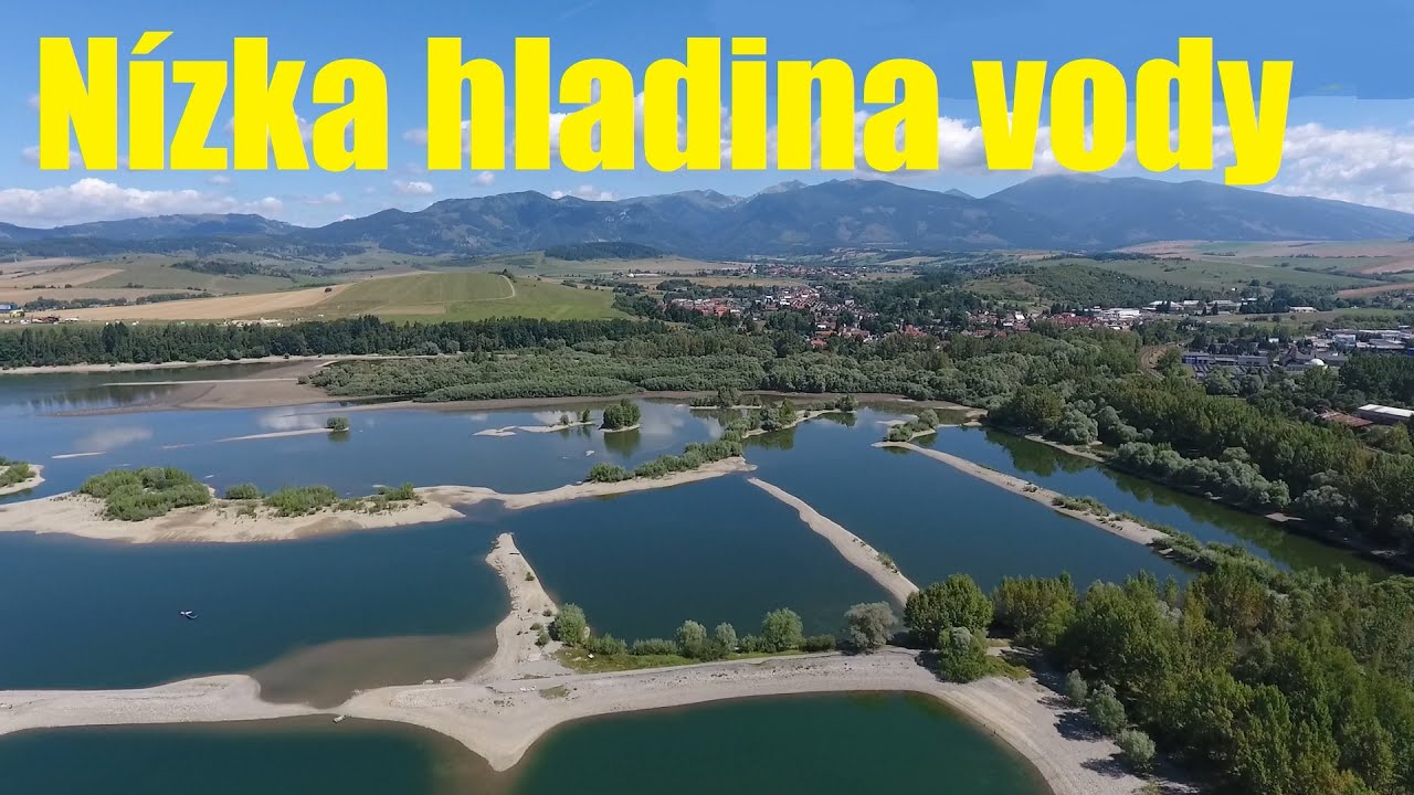 Liptovská Mara - Nízka hladina vody - Liptovská Mara vysychá