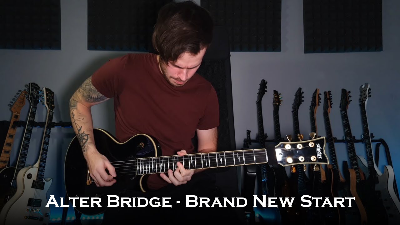 Alter Bridge - Brand New Start (Guitar Cover + All Solos / One Take)