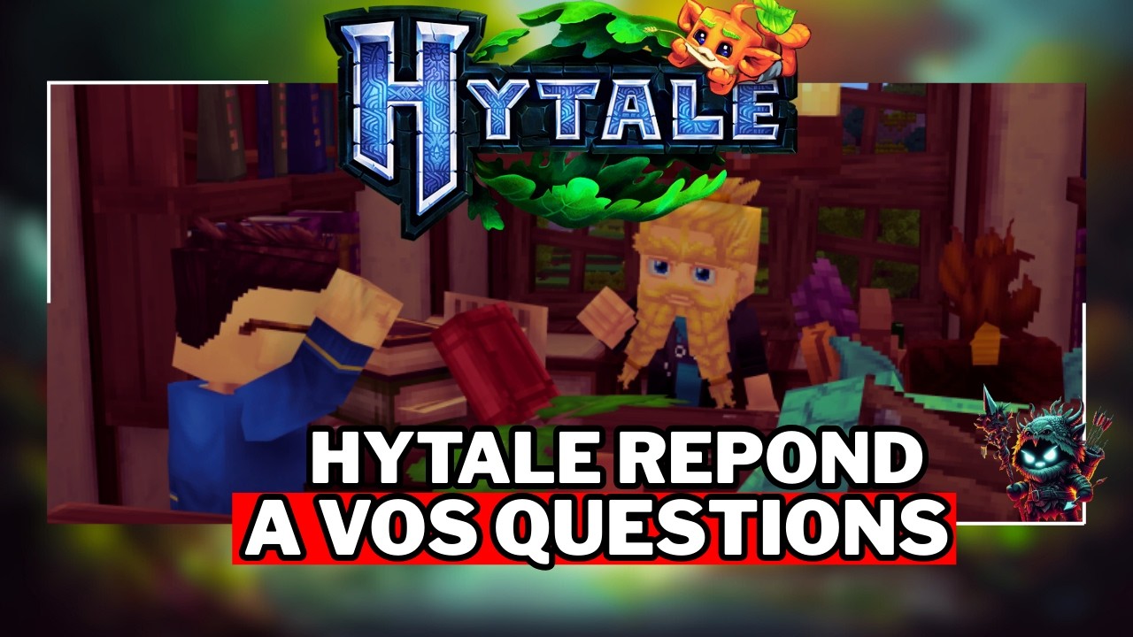 HYTALE - PLEIN DE REPONSE A VOS QUESTION !!!