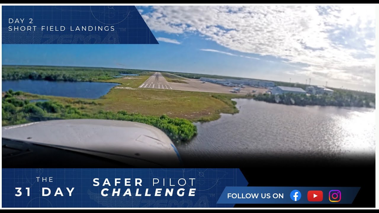 Идеальные посадки на коротких полосах — день 4 31-дневного конкурса Safer Pilot Challenge 2024