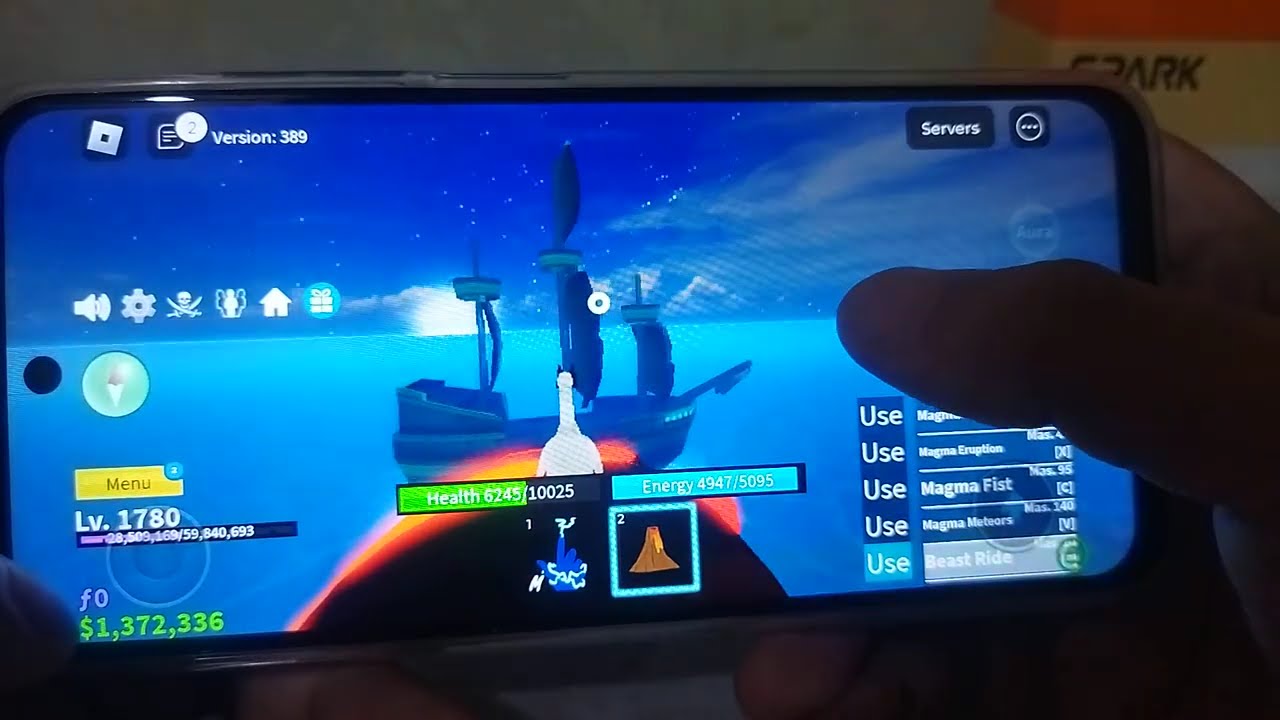 Tecno Spark Go 1 | 4/128 | - Blox Fruit 2nd Sea - Max Graphics Settings