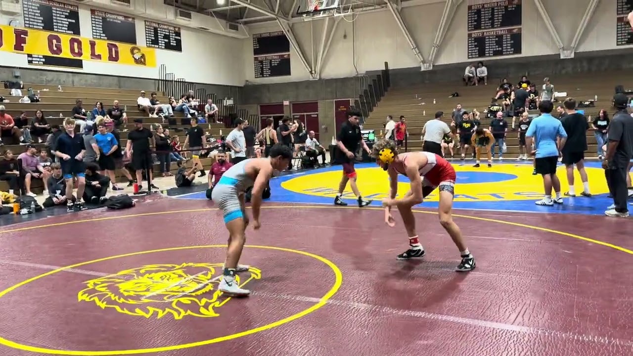 Semifinal - Jeff Lopez (Clovis West) won by fall over Kameron Rush (USA Gold) (Fall 1:22)