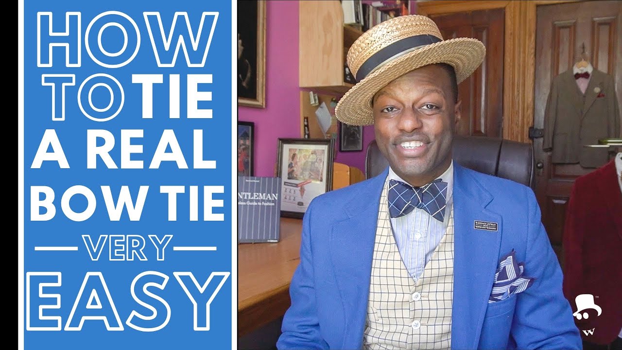 LEARN TO TIE a REAL BOW TIE: Watch Before You Wear