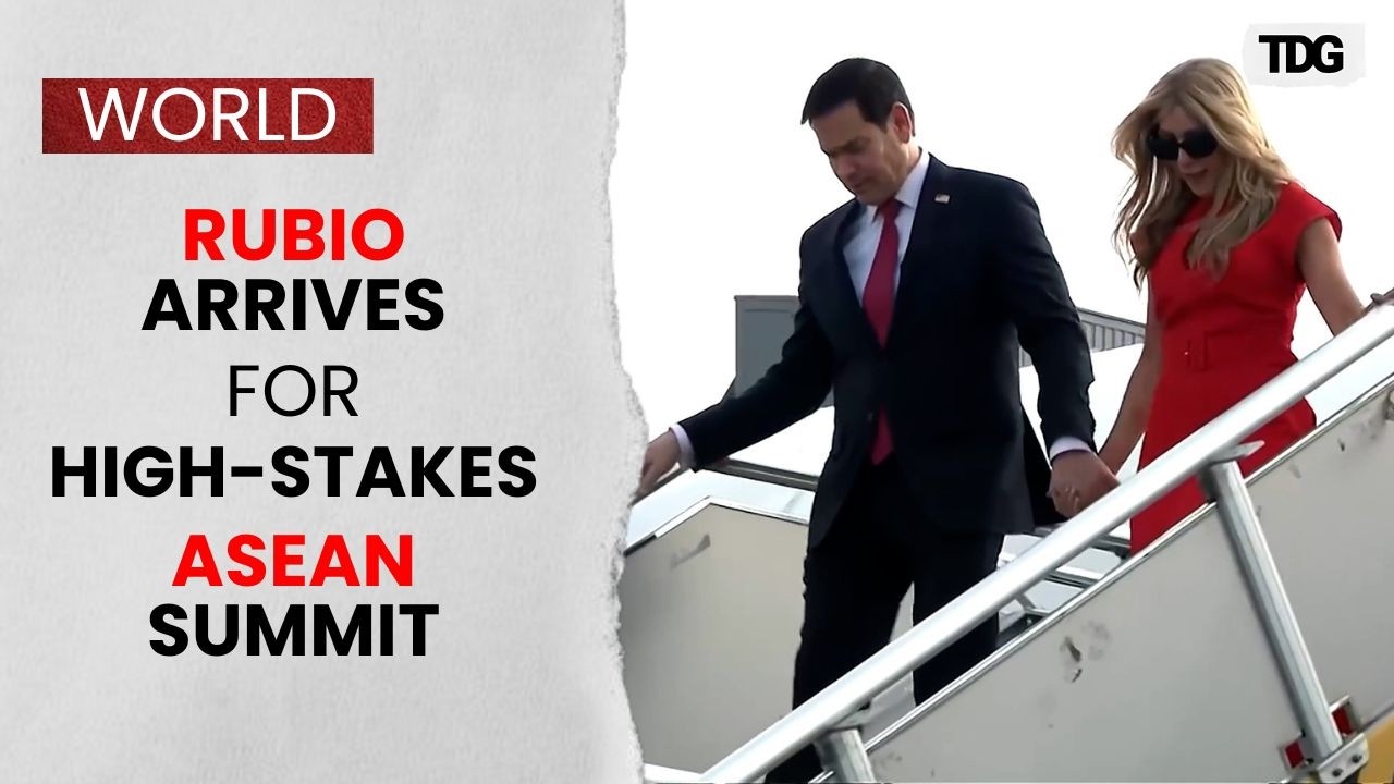 US Secretary of State Marco Rubio Arrives in Philippines for ASEAN Meeting