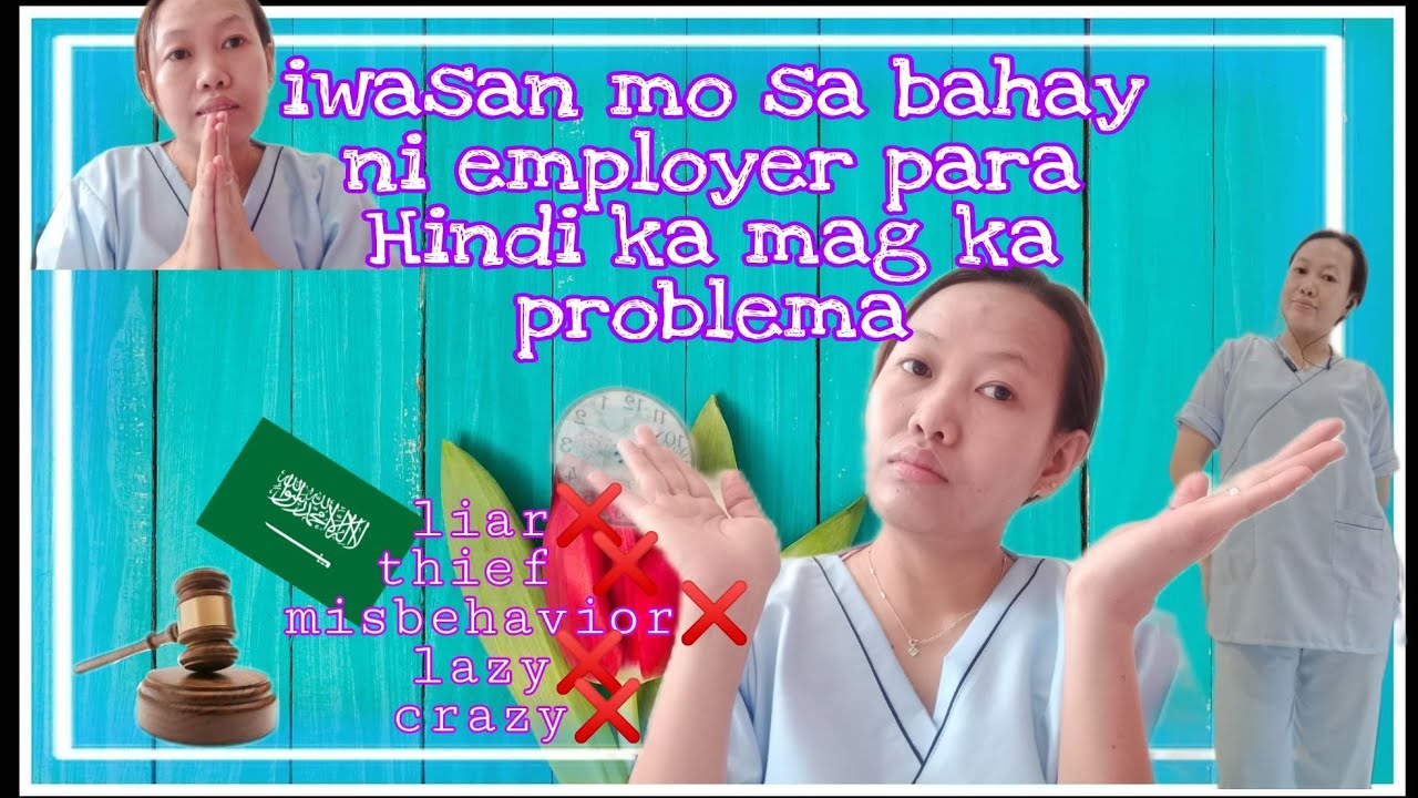 MGA BAGAY NA DAPAT IWASAN SA LOOB NG BAHAY NI EMPLOYER//Domestic Helper in Saudi @lear13vlogs