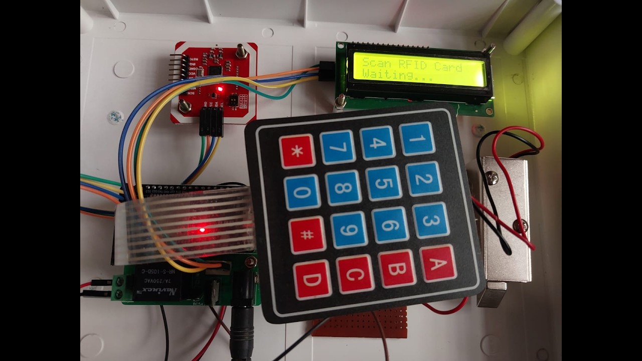 RFID and Password Based Access Security