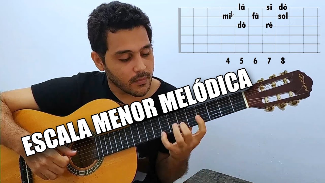 Escala Menor Melódica - A forma mais fácil de aprender e tocar essa escala