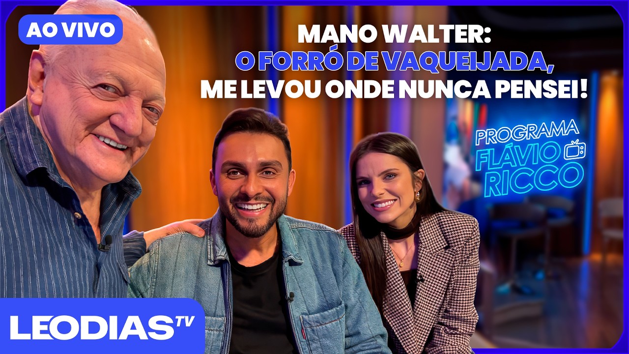 PROGRAMA FLÁVIO RICCO COM MANO WALTER | LeoDias TV
