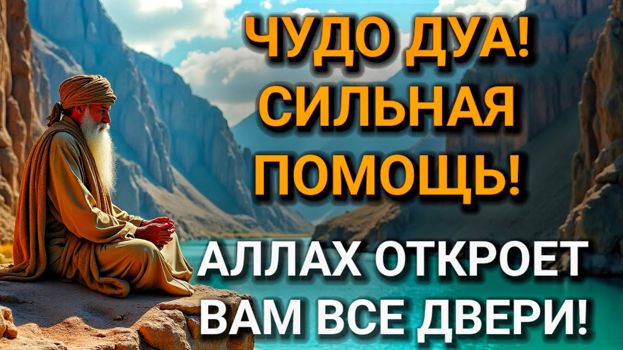 ЧУДО ДУА! СИЛЬНАЯ ПОМОЩЬ! АЛЛАХ ОТКРОЕТ ВАМ ВСЕ ДВЕРИ! 🤲