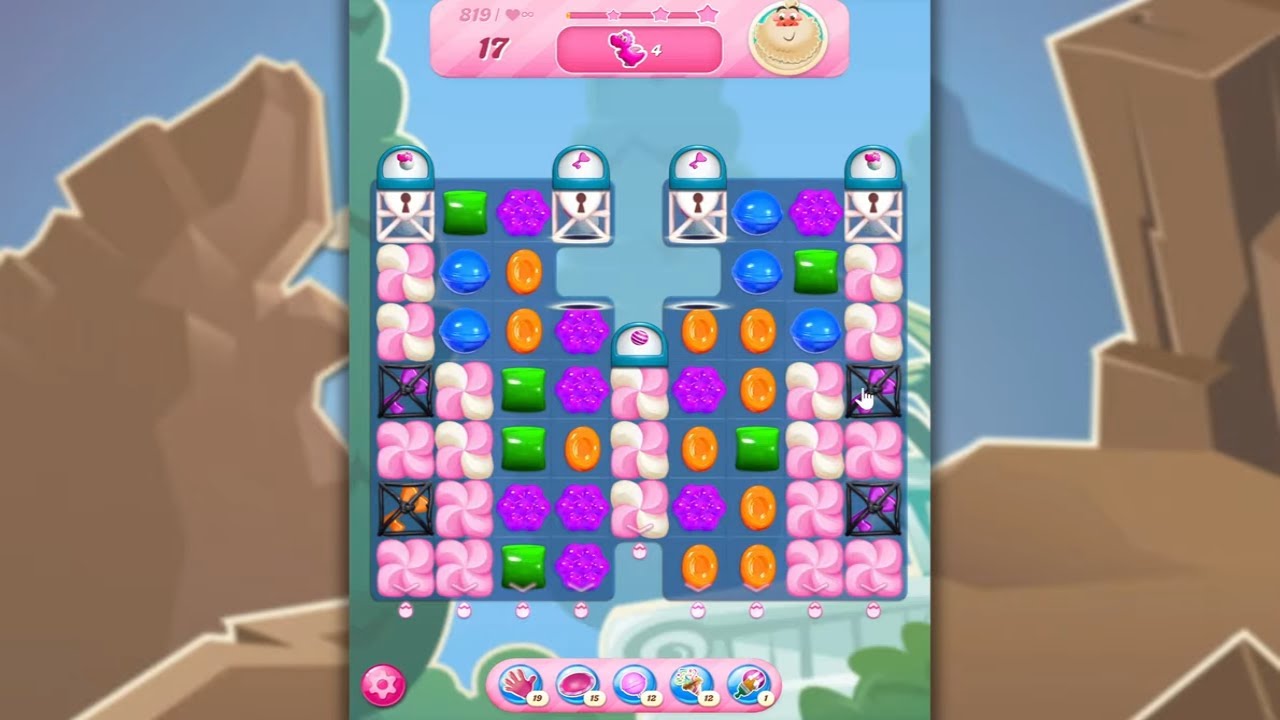 Candy Crush Saga LEVEL 819 NO BOOSTERS&nbsp;(new version)🐟☑️