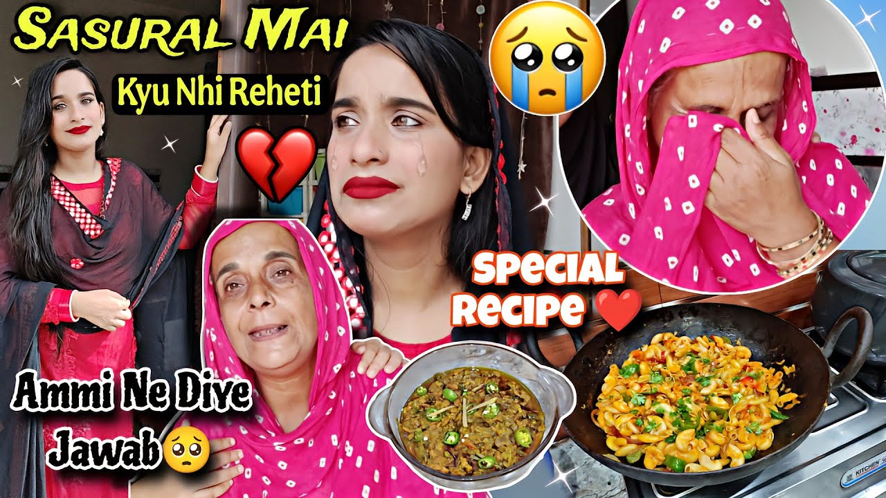 Apke Kuch Sawalon Ke Jawab🥺 Ammi ki Ankhein Bhar Aayi😢💔| Special Hari Mirch Keema Recipe😍 Macaroni