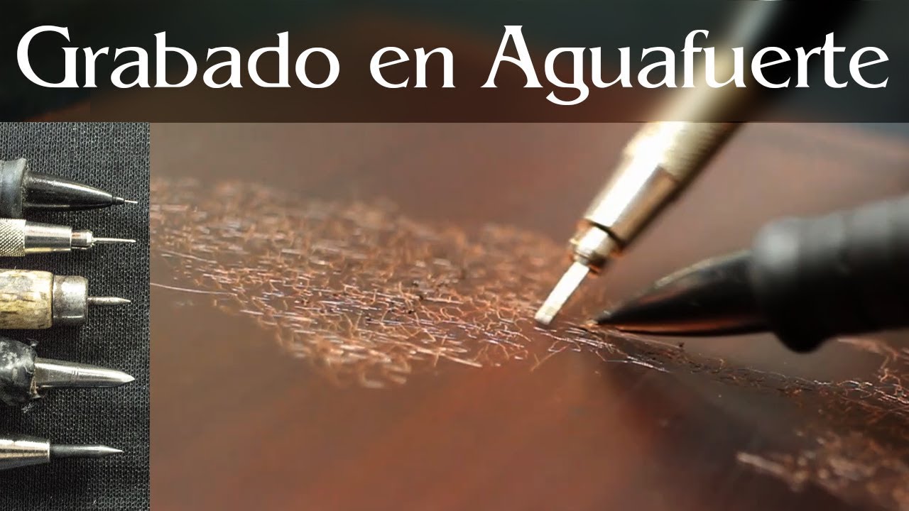 GRABADO 2 :  Grabado para aguafuerte  | Drawingninja